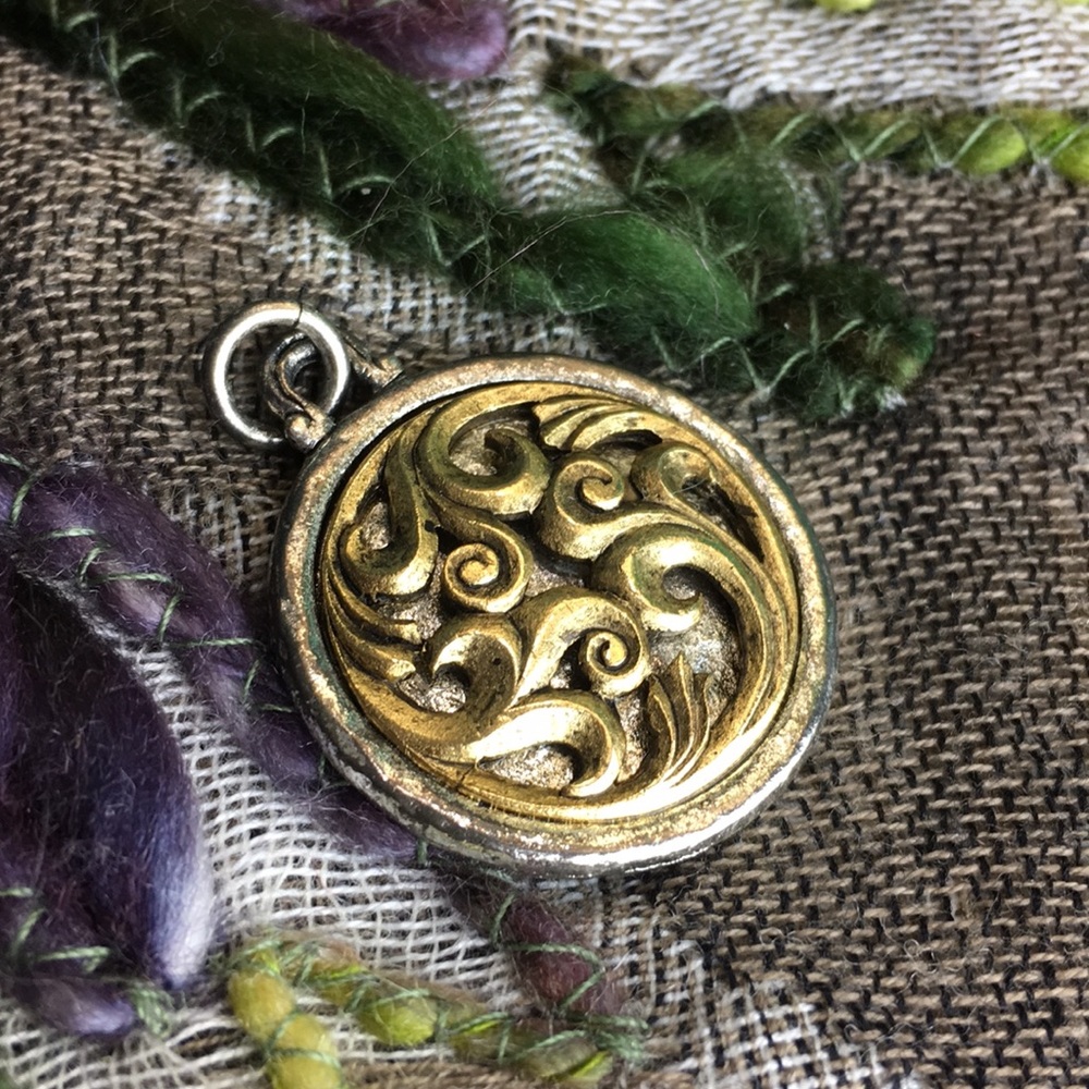 Swirls Charm Pendant